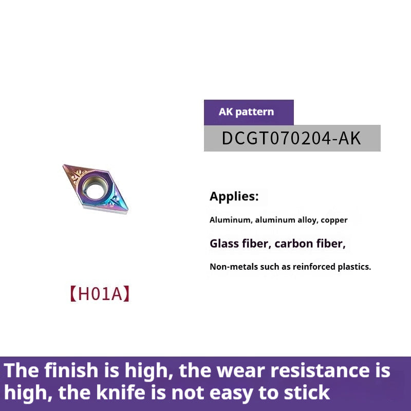 6006 CNC Aluminum Lathe Metal Ceramic Turning Inserts Nano-coated Cylindrical WNMG Bore CCMTAPMT Milling Inserts Shandong Denso Pricision Tools Co.,Ltd.